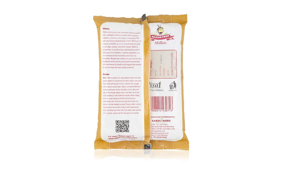 Master Cook Millets Bajra Flour    Pack  500 grams